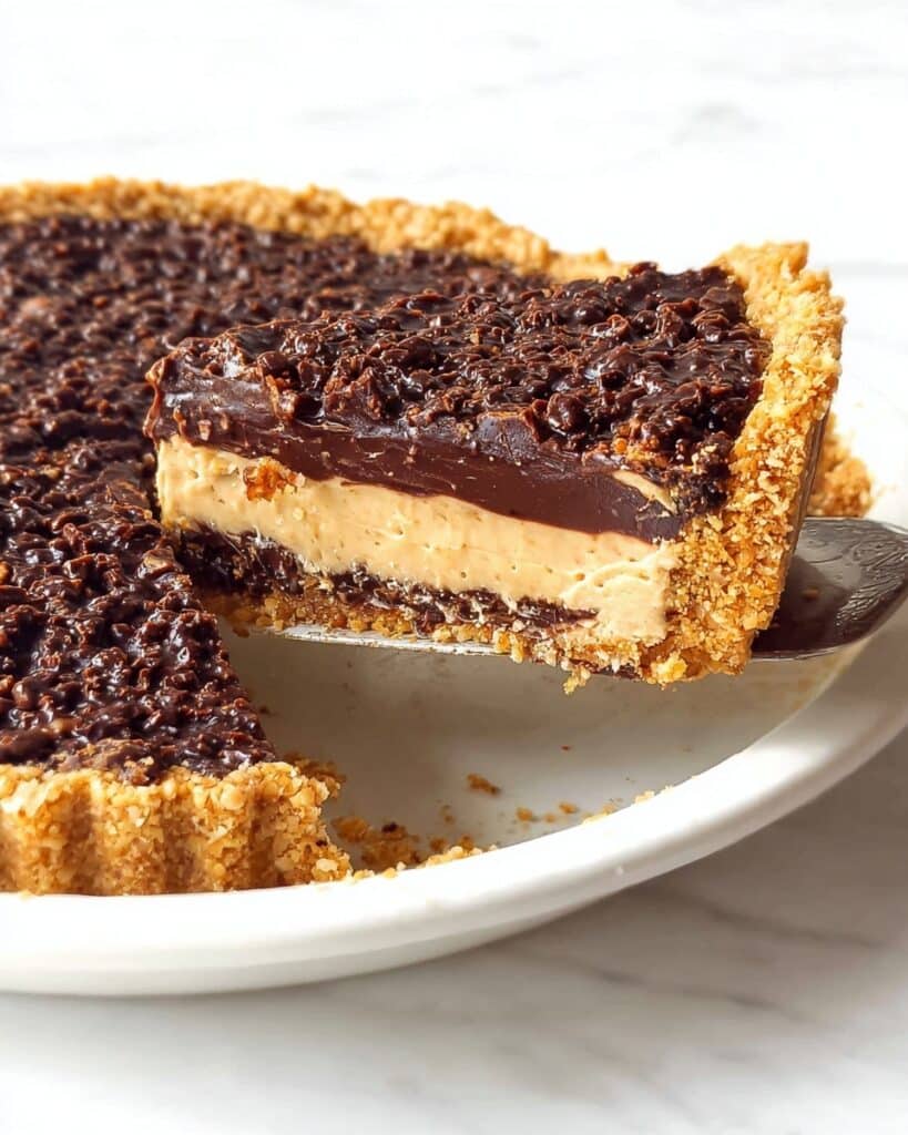 Peanut Butter Chocolate Crunch Pie Recipe