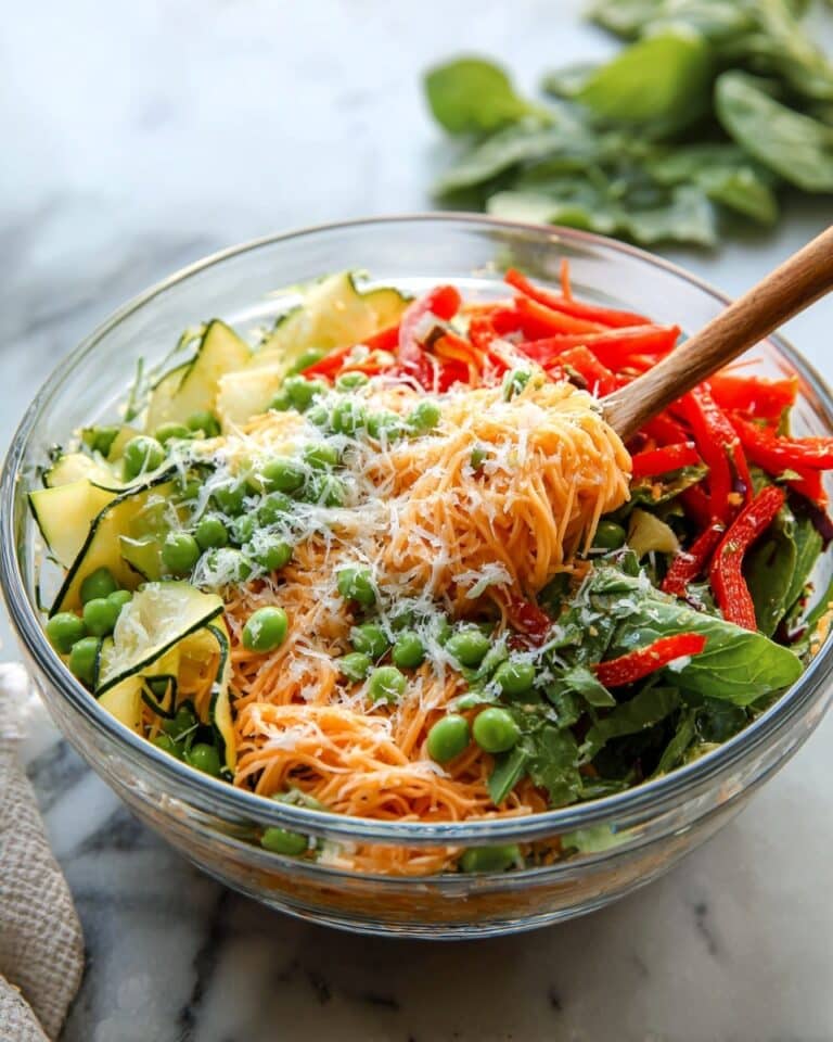 Spring Roll Salad with Spicy Ginger Dressing Recipe