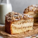 Moist Vegan Almond Coffee Cake with “Cream Cheese” Filling Recipe