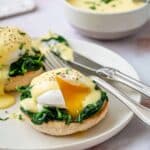 Eggs Florentine with Spinach and Hollandaise Recipe