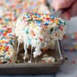 Cake Batter Rice Krispie Treats Recipe