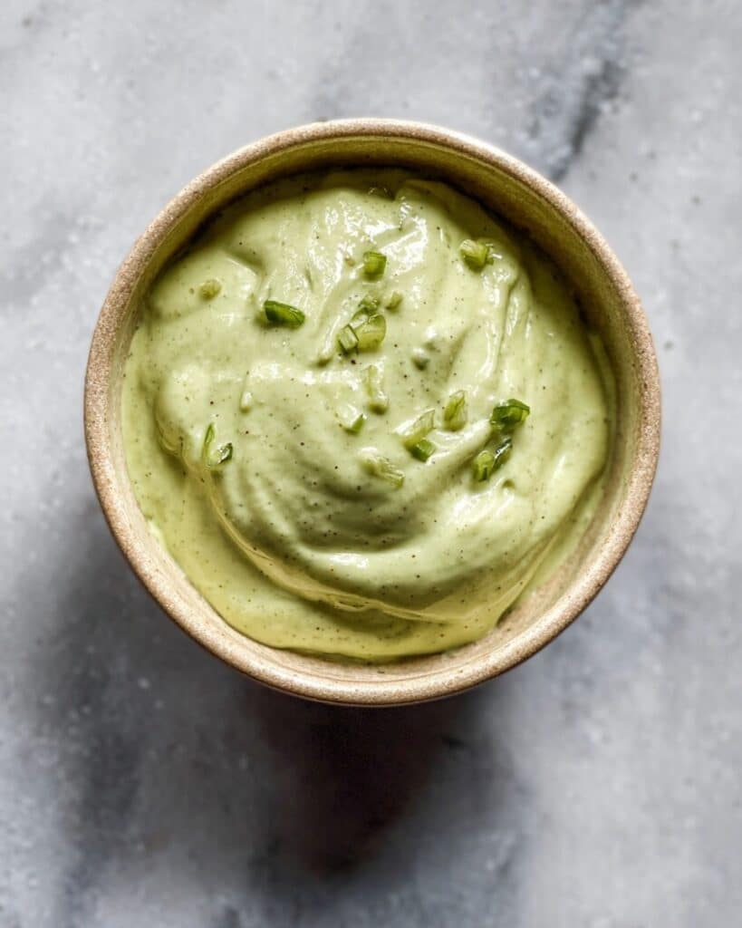 Avocado Jalapeño Cilantro Crema Recipe