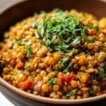 Easy One-Pan Garlicky Lentil Rice That Warms Your Soul Recipe