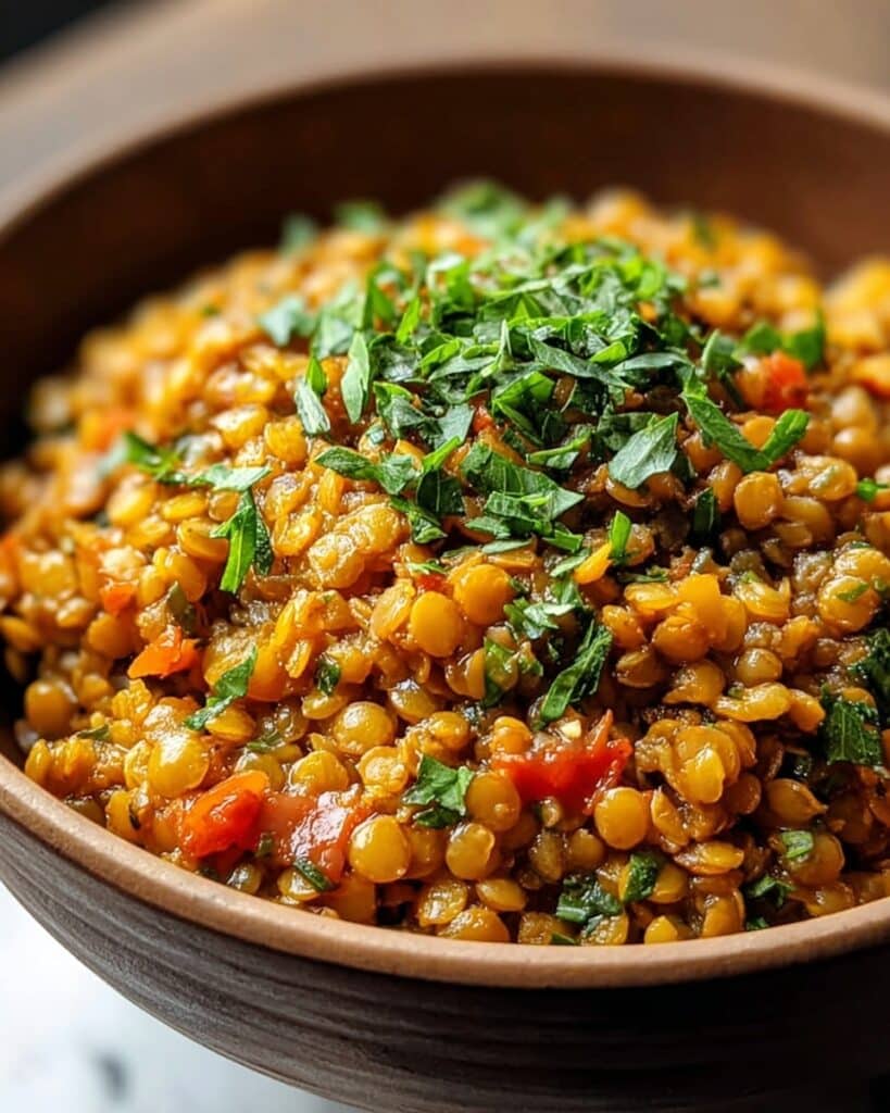 Easy One-Pan Garlicky Lentil Rice That Warms Your Soul Recipe