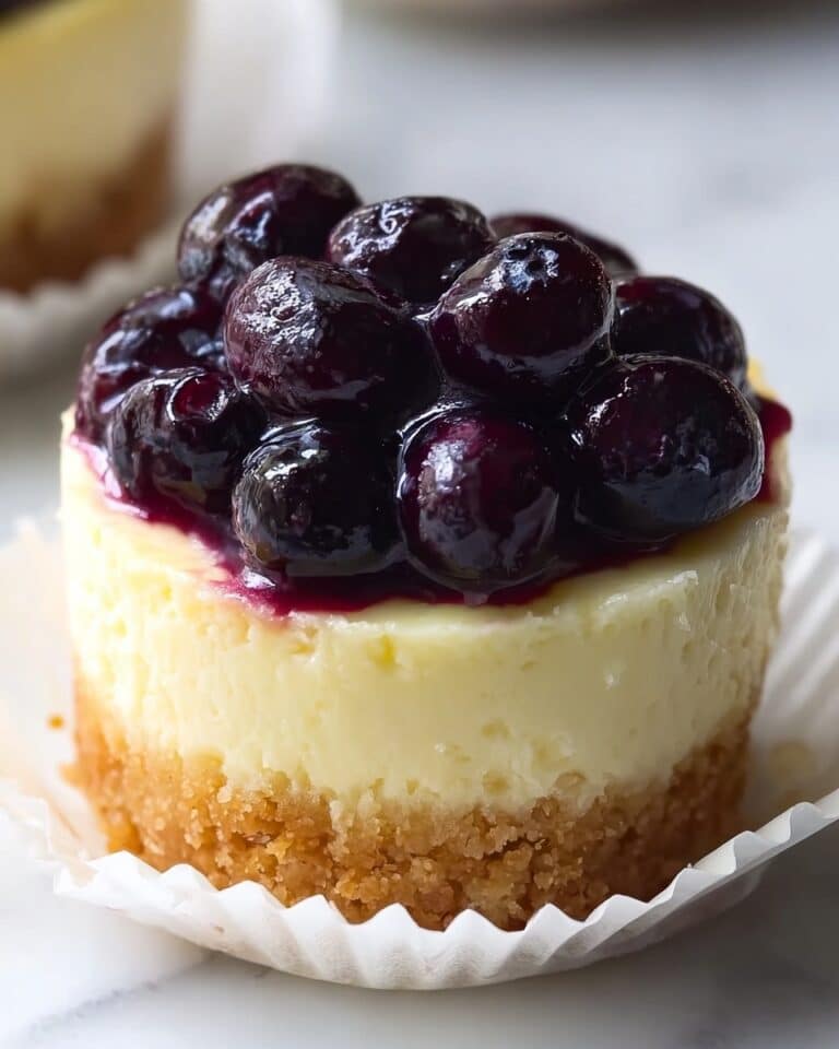 Mini Blueberry Cheesecakes Recipe