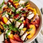 Peach Caprese Salad Recipe