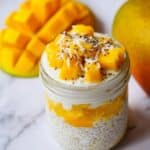 Mango Coconut Overnight Oats Recipe