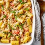 Baked Feta Pasta with Salmon Recipe