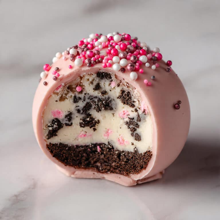 Pink Candy-Coated Oreo Truffle Balls Recipe