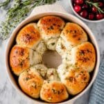 Cheese and Herbs Savory Monkey Bread Recipe
