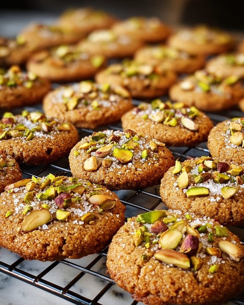 Salted Honey Pistachio Cookies Recipe