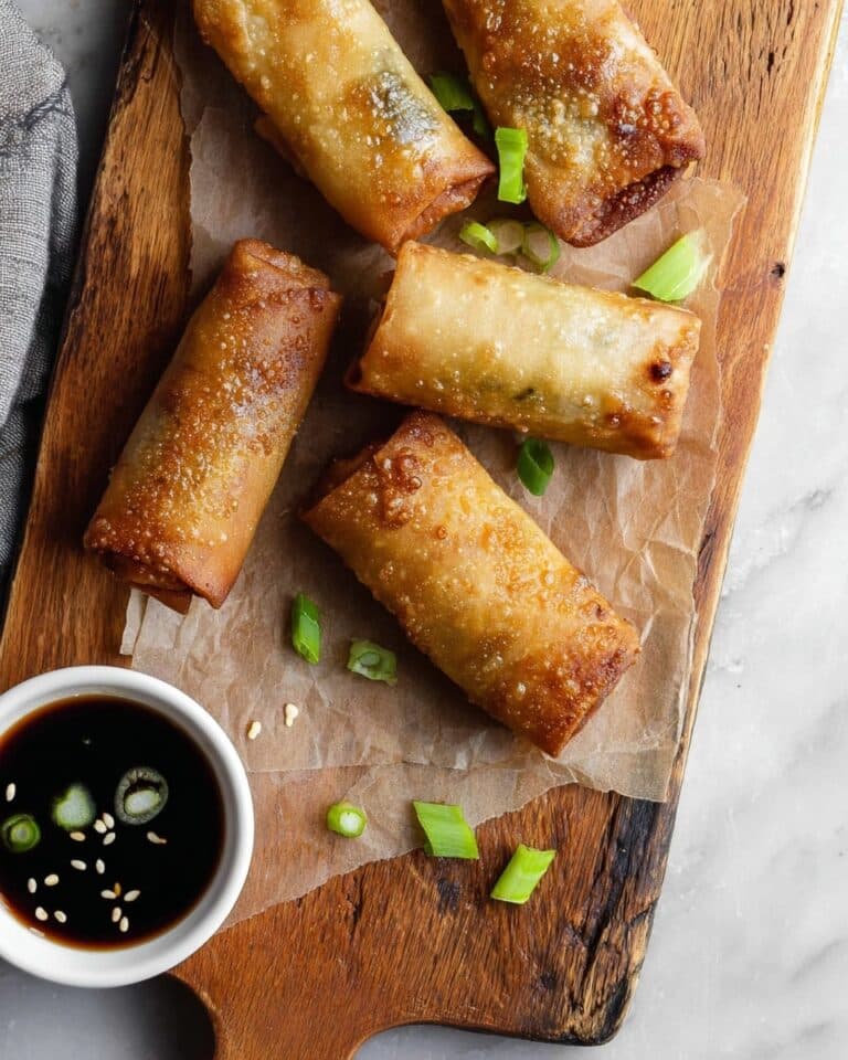 Crispy Homemade Air Fryer Egg Rolls Recipe