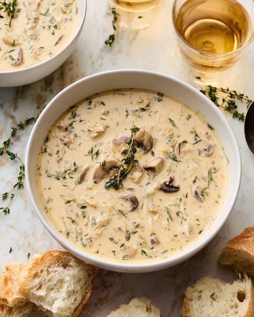 Creamy Boursin Chicken Soup Recipe