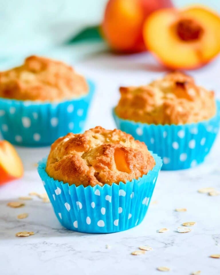 Vegan Peach Muffins Recipe