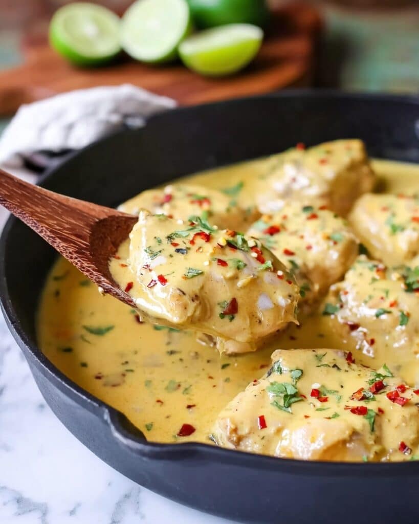 Creamy Coconut Lime Chicken Recipe
