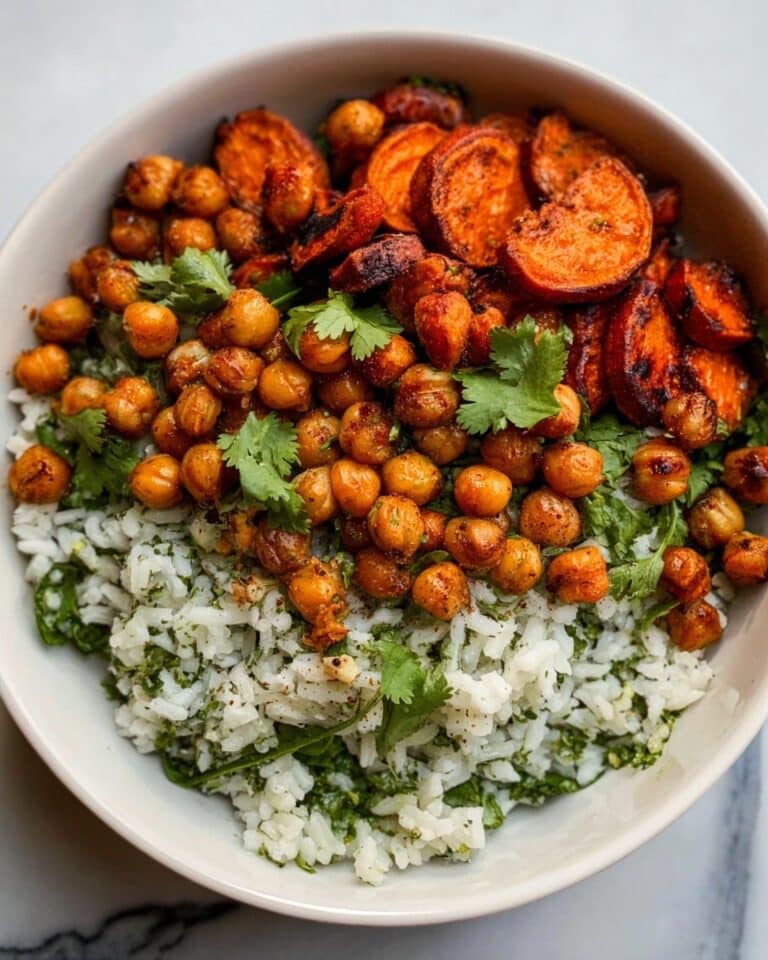 Za’atar Maple Roasted Carrots and Chickpeas with Herby Yogurt Sauce Recipe