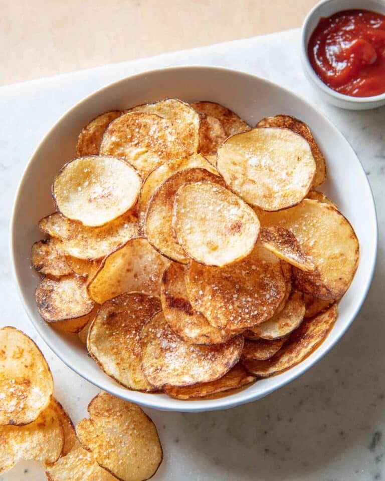 Oven Baked Potato Chips Recipe