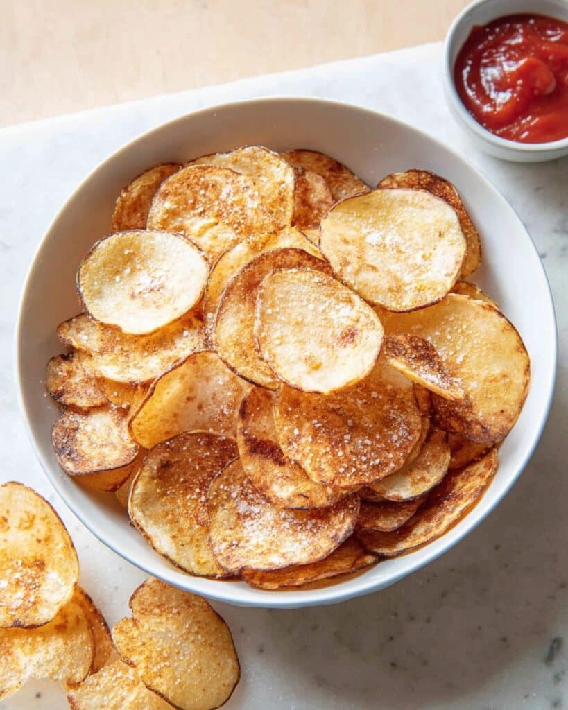 Oven Baked Potato Chips Recipe