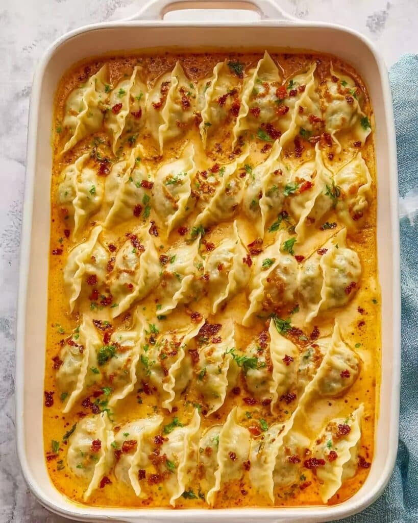 Trader Joe’s Dumpling Bake: A Creamy Red Curry Potsticker Casserole Recipe