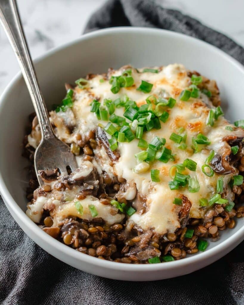 Mushroom Cheeseburger Casserole Recipe