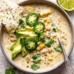 White Bean Enchilada Soup Recipe