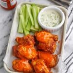 Buffalo Chicken Thighs (Air Fryer or Oven) Recipe