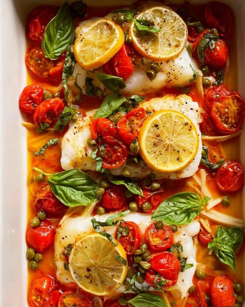 Mediterranean Baked Cod Recipe