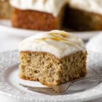 Sourdough Banana Cake with Cinnamon Maple Frosting Recipe