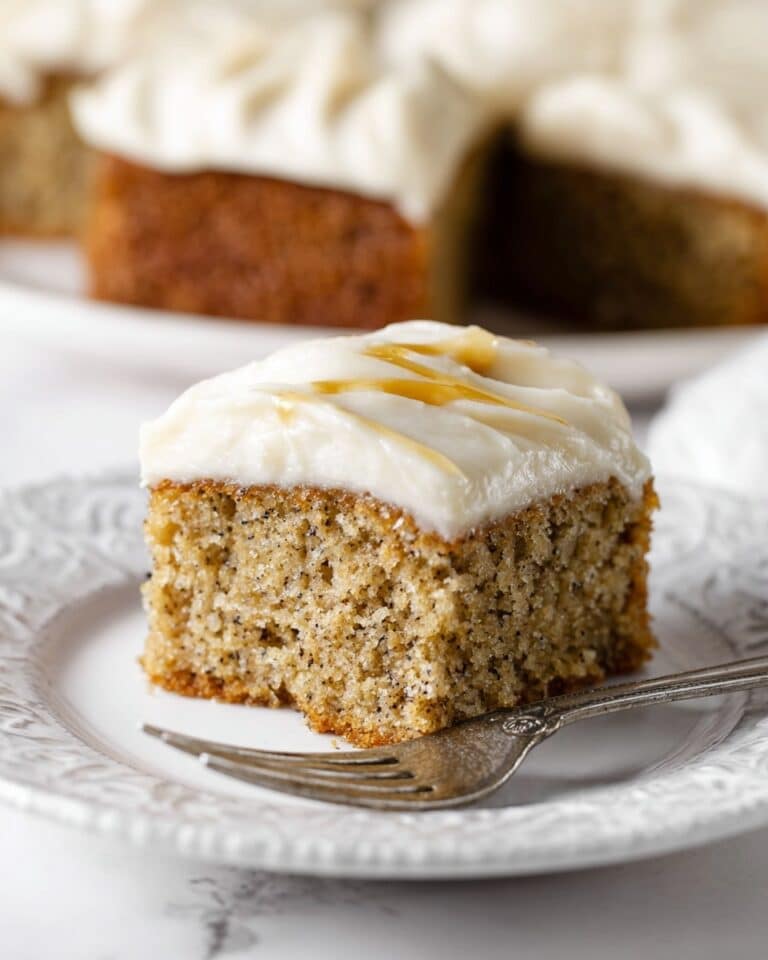 Sourdough Banana Cake with Cinnamon Maple Frosting Recipe