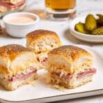 Reuben Sliders With Corned Beef Recipe