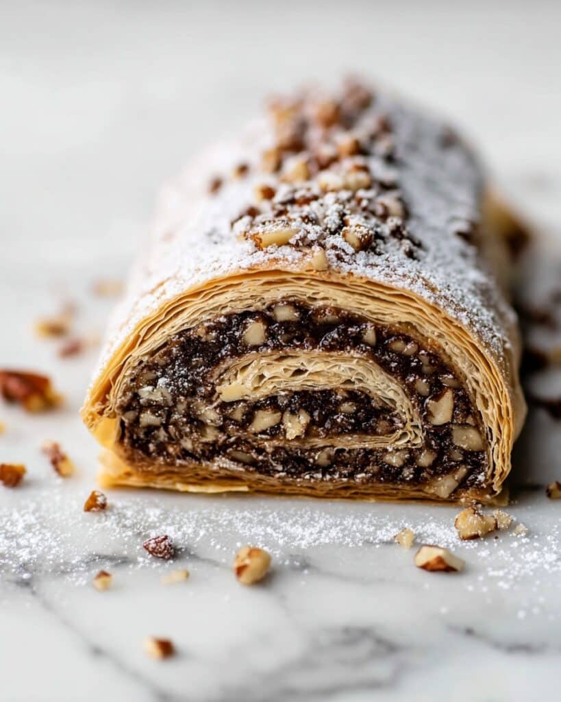 Pecan Chocolate Strudel Recipe