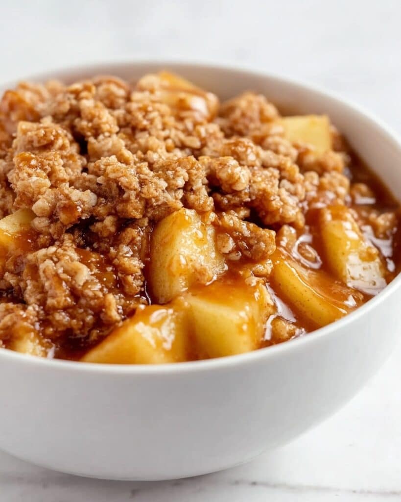 Tasty Sourdough Discard Apple Crisp Recipe