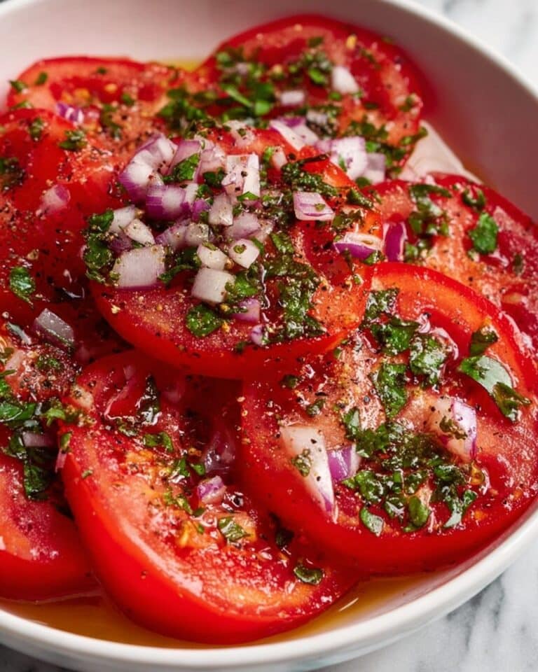 Italian Tomato Salad (Marinated Tomato Salad) Recipe