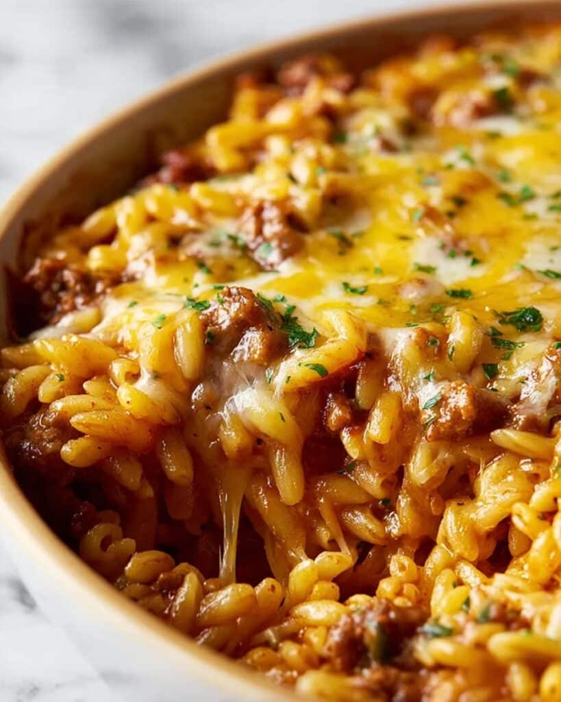 Classic Amish Hamburger Casserole Recipe