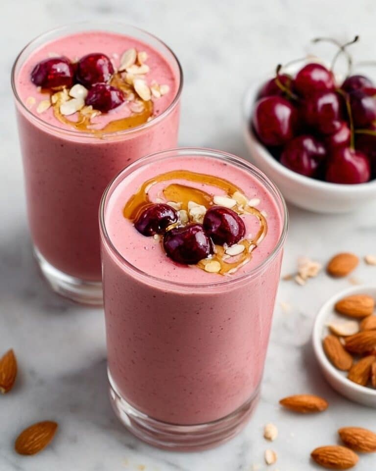 Almond Cherry Smoothie Recipe: A Refreshing Vegan Breakfast or Snack Recipe