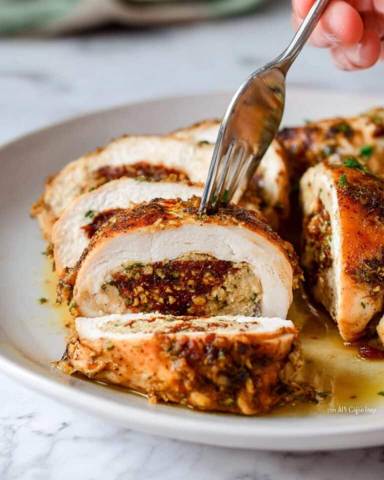Sun Dried Tomato Feta Stuffed Chicken Recipe