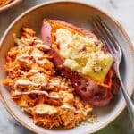 Crockpot Buffalo Chicken and Sweet Potatoes Recipe