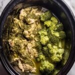 Crock Pot Pesto Ranch Chicken and Broccoli Recipe