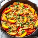 Thai Peach Chicken - Easy Skillet Recipe