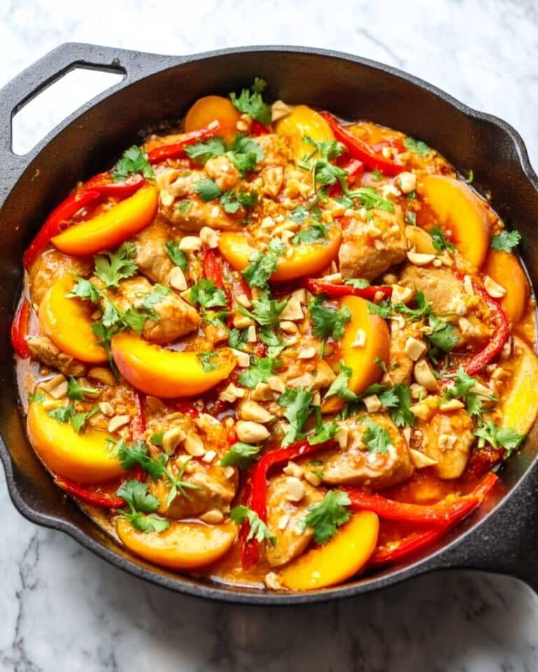 Thai Peach Chicken – Easy Skillet Recipe