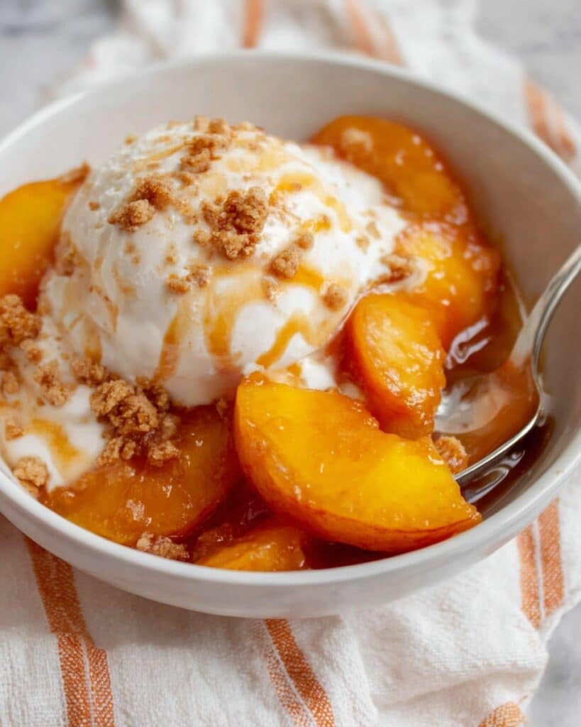 Easy Baked Peaches Recipe