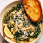 Braised White Beans and Greens with Lemon Recipe