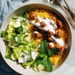 One-Pot Shawarma Rice with White Sauce Recipe