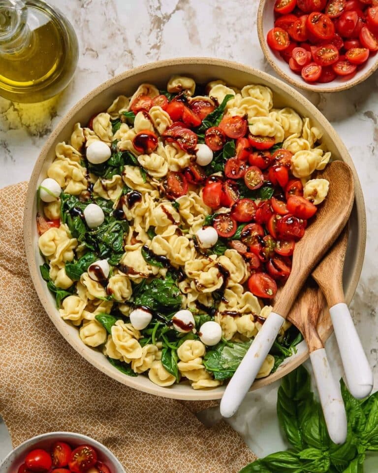 Tortellini Caprese Salad Recipe