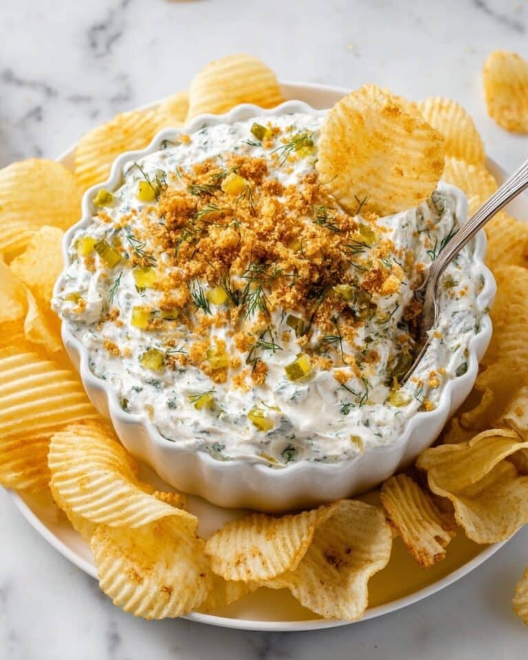 High-Protein Fried Pickle Dip (Viral Recipe) Recipe
