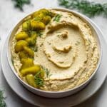 Creamy Dill Pickle Hummus Recipe
