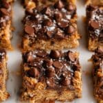 Healthy Chocolate Chip Oatmeal Bars Recipe