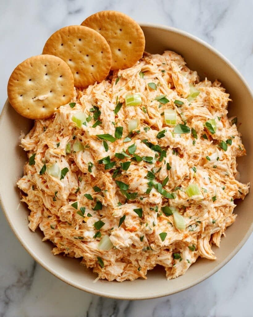 Buffalo Chicken Salad with Cottage Cheese Recipe