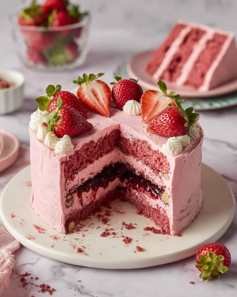 Small-batch Vegan Strawberry Cake Recipe