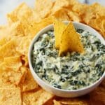 Easy Baked Feta Spinach Artichoke Dip Recipe